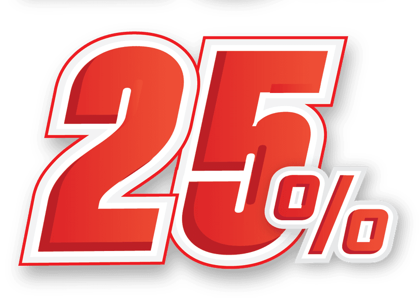 diskon 25%